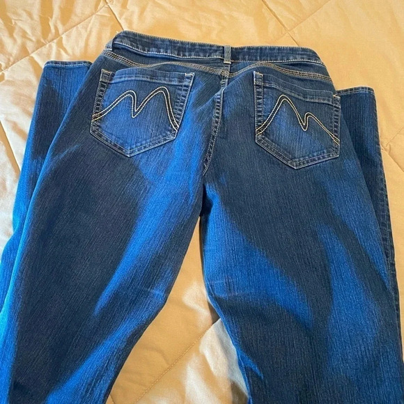 NY&C Curvey Skinny Jeans Blue Denim Size 10 Tall - Picture 7 of 12